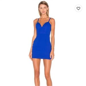 NBD cobalt blue mini dress